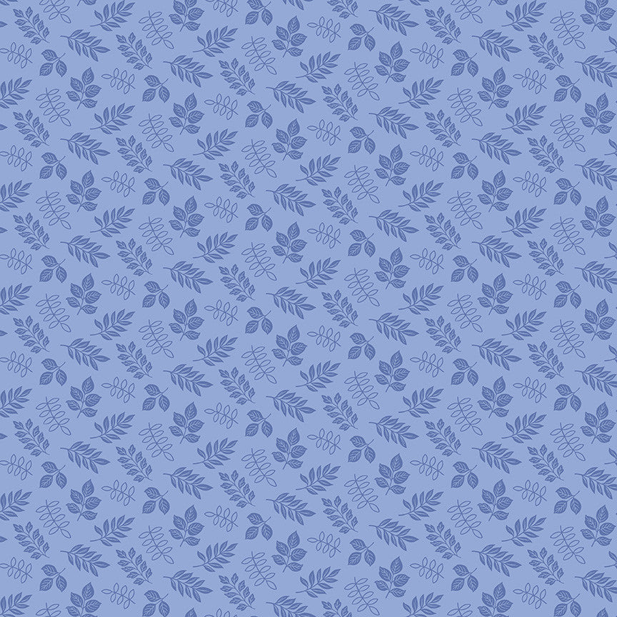 Little Darlin' Leaves Periwinkle Yardage by the RBD Designers for Riley Blake Designs | C16974-PERIWINKLE