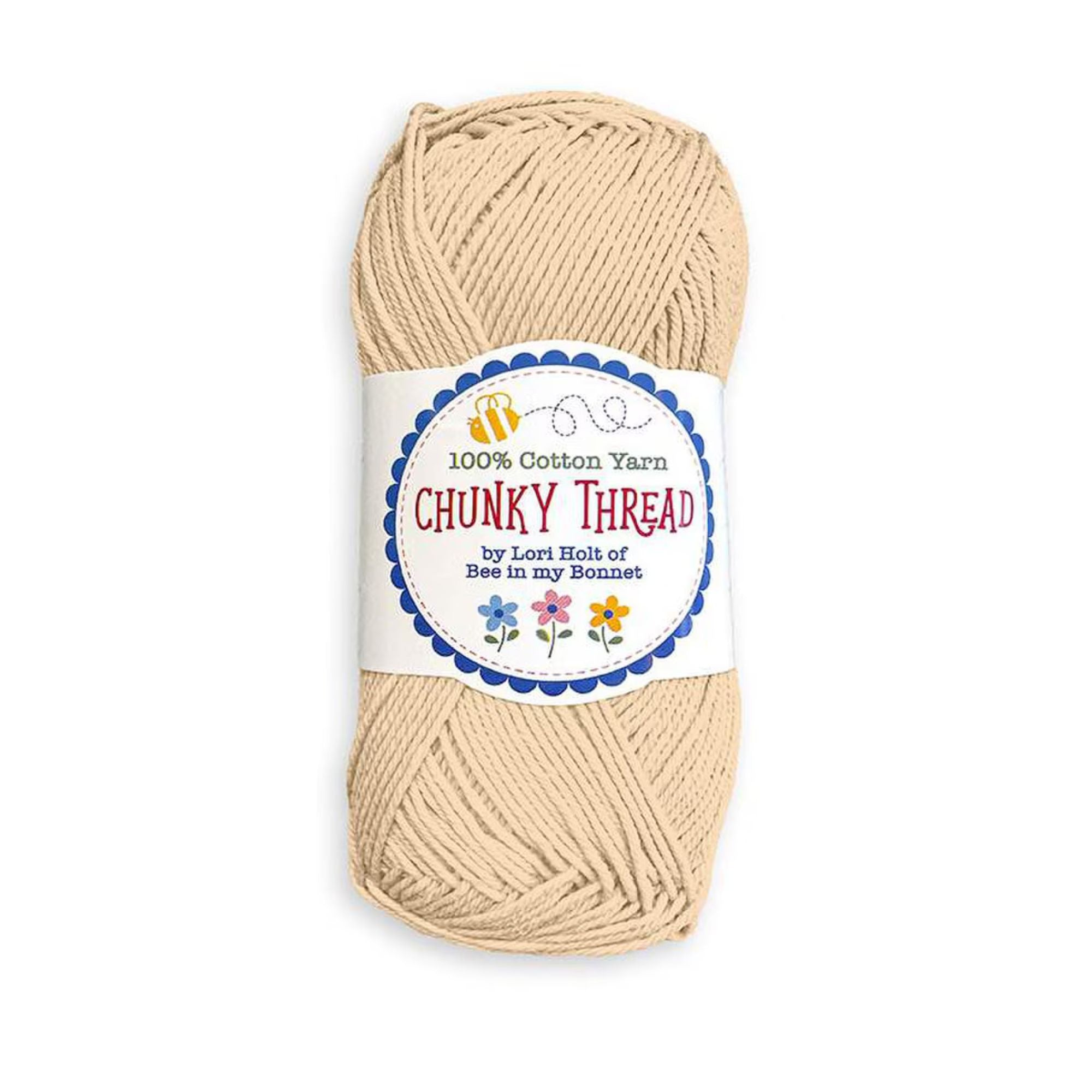 Chunky Thread Old Lace by Lori Holt of Bee in My Bonnett | 100% Cotton Yarn | STCT-43438