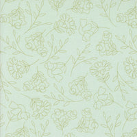 Abloom Spring Sketch Robins Egg Yardage by Corey Yoder for Moda Fabrics | 29211 18