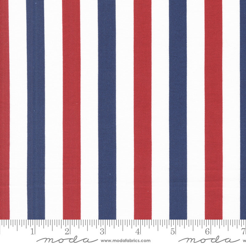 Star Spangled Flag Stripe Patriotic by April Rosenthal of Prairie Grass for Moda Fabrics | 24172 11
