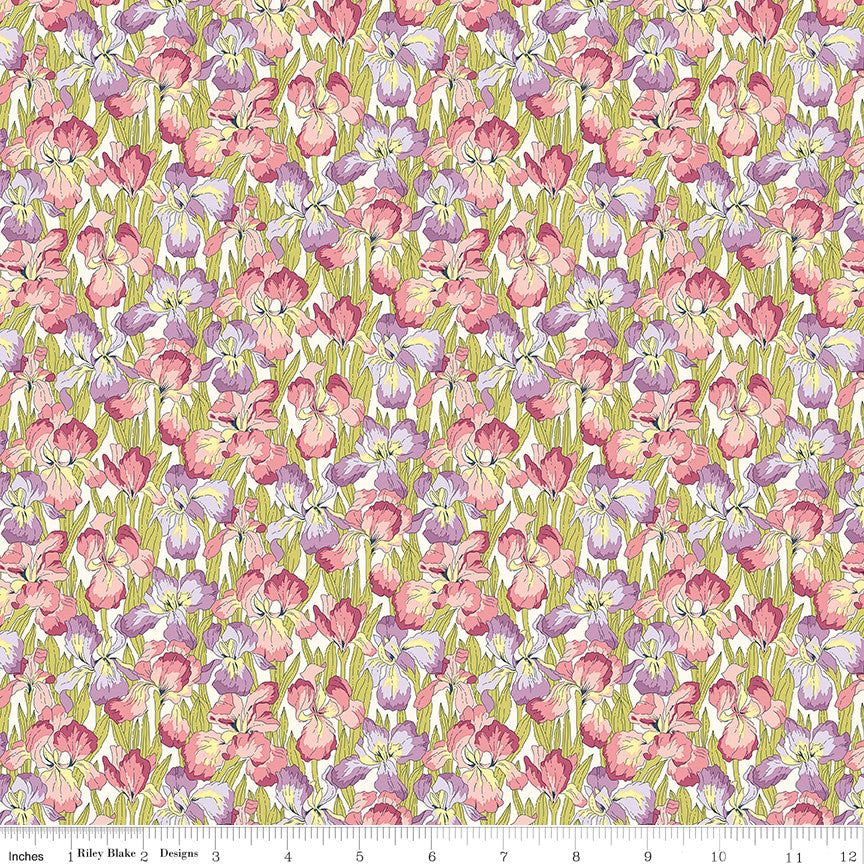 Postcard from the Highlands Iris Muriel A by Liberty Fabrics for Riley Blake Designs | 01667360A
