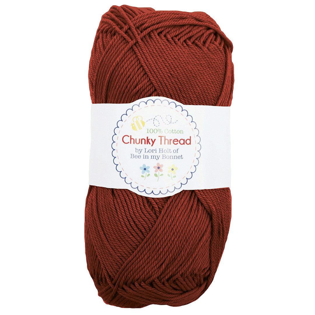 Lori Holt Chunky Thread Teracotta by Lori Holt of Bee in My Bonnett | 100% Cotton Yarn | STCT-25449
