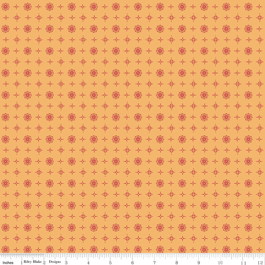 Americana Lincoln Marigold Yardage by Lori Holt of Bee in My Bonnet for Riley Blake Designs | C16084-MARIGOLD