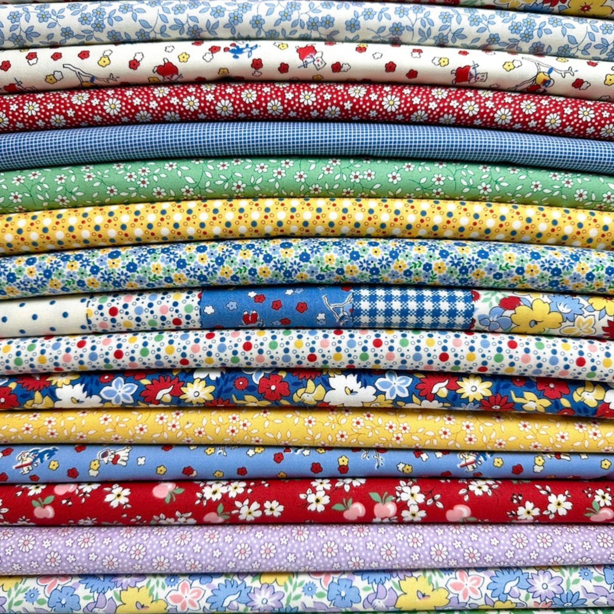 30s Playtime Mini Charm by Linzee McCray for Moda Fabrics | 42 Pcs | 23370MC