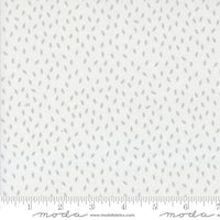 Mixed Bag of Bonbons Loose Leaves White Grey Yardage by Jen Kingwell for Moda Fabrics | 18255 11