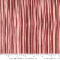 Emmitt and Ivy Tiny Stripe Red Yardage by Sweetwater for Moda Fabrics | 55696 12