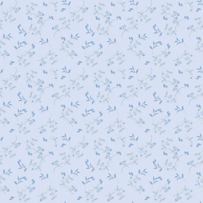 Penelope Stems Sky Yardage by My Mind's Eye for Riley Blake Designs | C16641-SKY