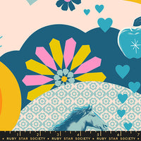 Best Day Ever Teal Yardage by Melody Miller for Ruby Star Society | RS0103 14