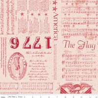 Wide Back Americana Liberty Red Yardage by Lori Holt of Bee in My Bonnet | 108" Wide Backing Fabric | WB16102-RED
