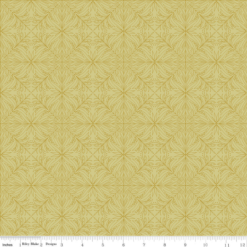 Wanderlust Oak Trail Flax Yardage by Danelys Sidron for Riley Blake Designs | C15472-FLAX