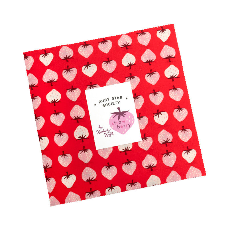 PRESALE Strawberry Layer Cake 10" by Kimberly Kight for Ruby Star Society | 42 Precut 10" Squares | RS3084LC
