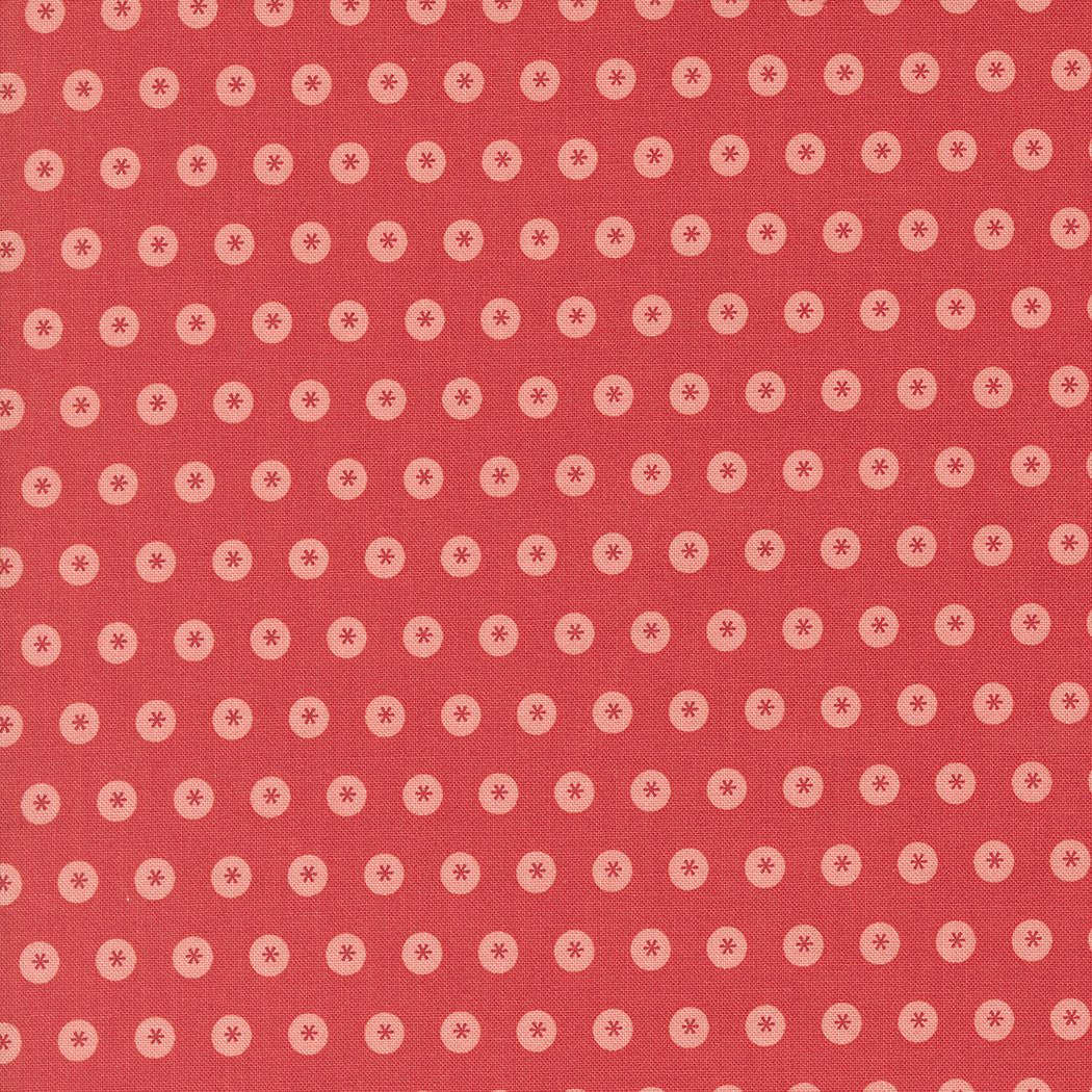 Raspberry Summer Dots Raspberry Yardage by Sherri & Chelsi for Moda Fabrics | 37692 13