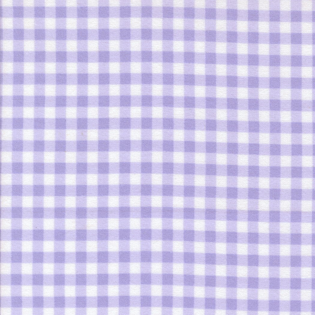 Sherbet Sunshine Flannel Gingham Lavender Yardage by Corey Yoder for Moda Fabrics | 29224 22F