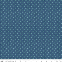 Americana Unity Dark Denim Yardage by Lori Holt of Bee in My Bonnet for Riley Blake Designs | C16096-DKDENIM