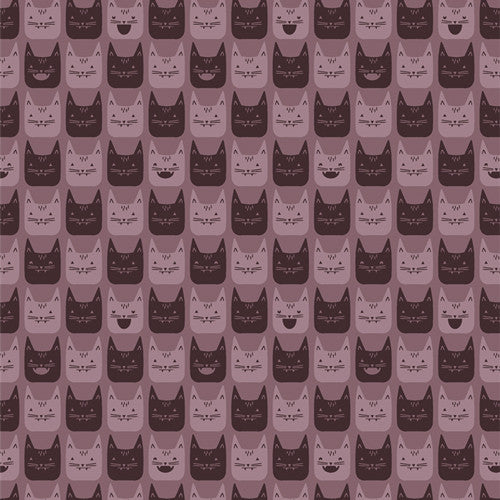 Ghostly & Haunted Midnight Meows Yardage by Art Gallery Fabrics | 100% Premium Cotton Fabric | GHH13139