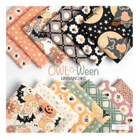 Owl O Ween Spell Pumpkin Patch Yardage by UrbanChiks for Moda Fabrics | 31195 16