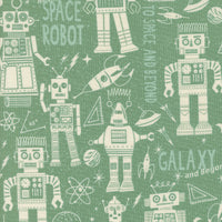 321 Blast Off Space Robot Neptune Yardage by Stacy Iest Hsu for Moda Fabrics | 20951 16