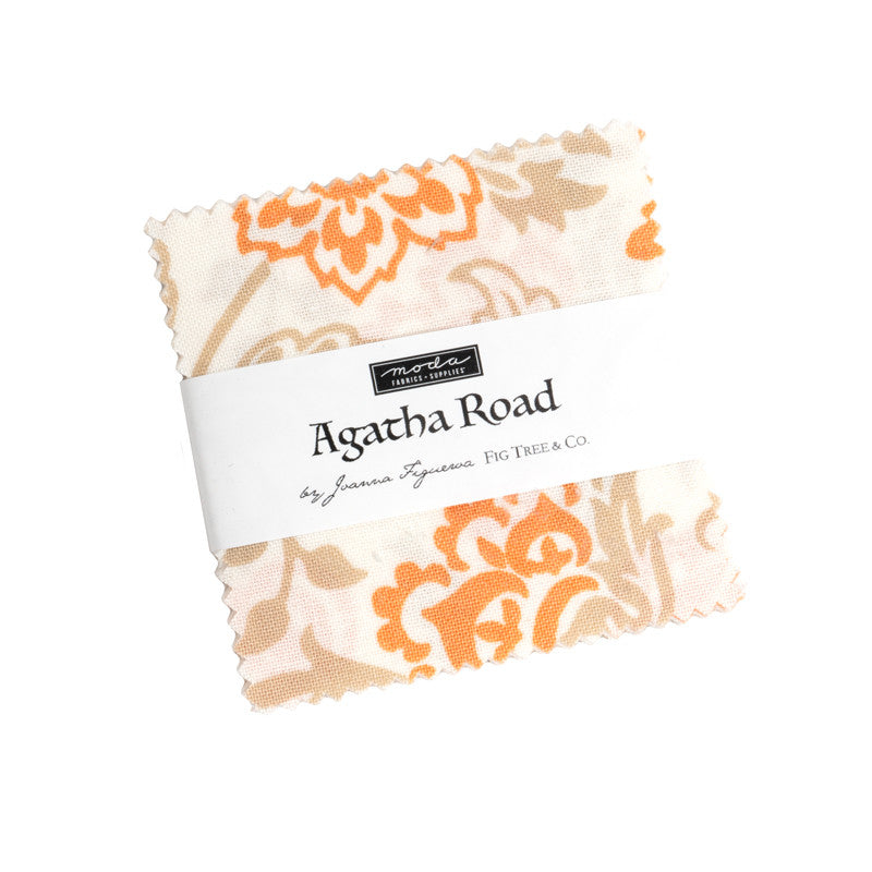 Agatha Road Mini Charm Pack by Fig Tree & Co for Moda Fabrics | 42 Precut 2.5" Squares | 35410MC