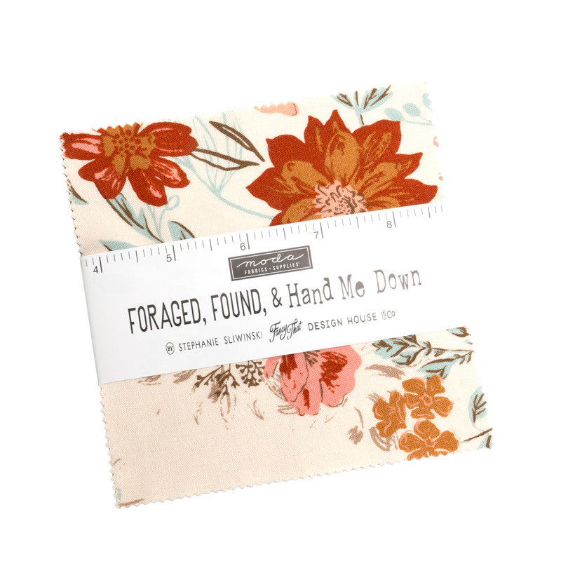 Foraged Found and Hand Me Down Charm Pack 5" by Fancy That Design House | 45630PP