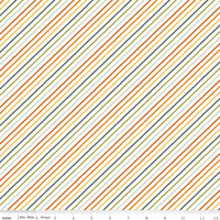 Happy Fall Days Stripes Multi Yardage by Kelsey Carlson for Riley Blake Design | C16346-MULTI