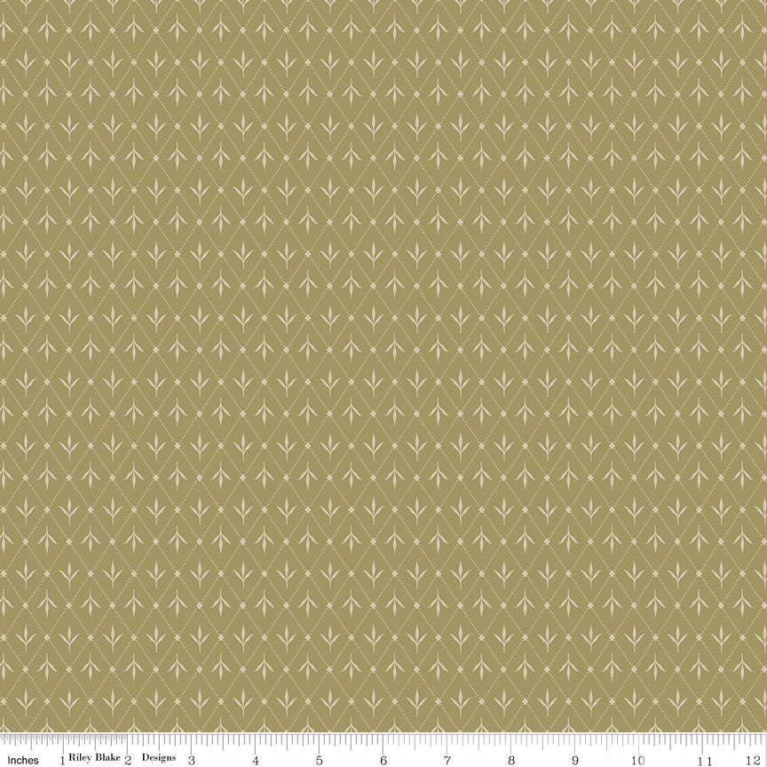 Threads of Grace Ivy Lemongrass Yardage by Kassidy Grace for Riley Blake Designs | C16824-LEMONGRASS