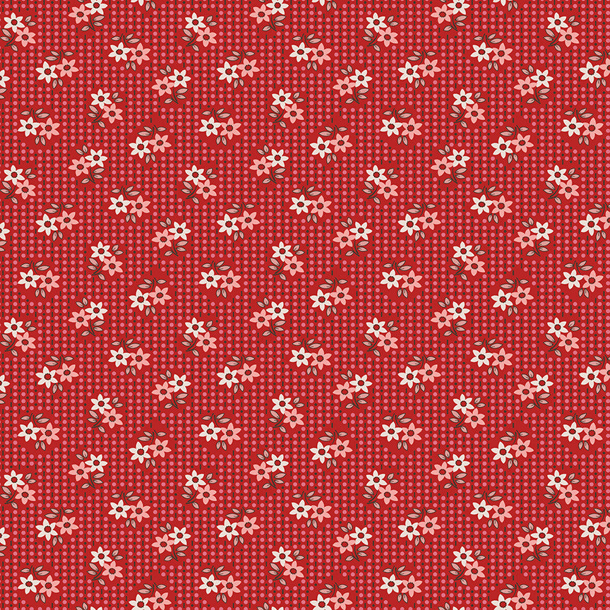 Gentler Times Nostalgia Schoolhouse Yardage by Lori Holt of Bee in My Bonnet For Riley Blake Designs | C16480-SCHOOLHOUSE