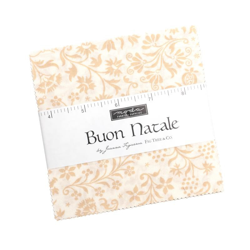 Buon Natale Charm Pack 5" by Fig Tree & Co for Moda Fabrics | 42 Precut 5" Squares | 35400PP