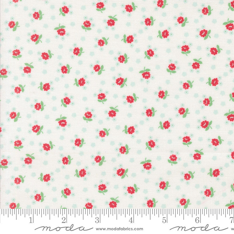 Summertime Fairground Cream Yardage by Camille Roskelley for Moda Fabrics | 55328 11