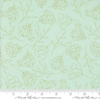 Abloom Spring Sketch Robins Egg Yardage by Corey Yoder for Moda Fabrics | 29211 18