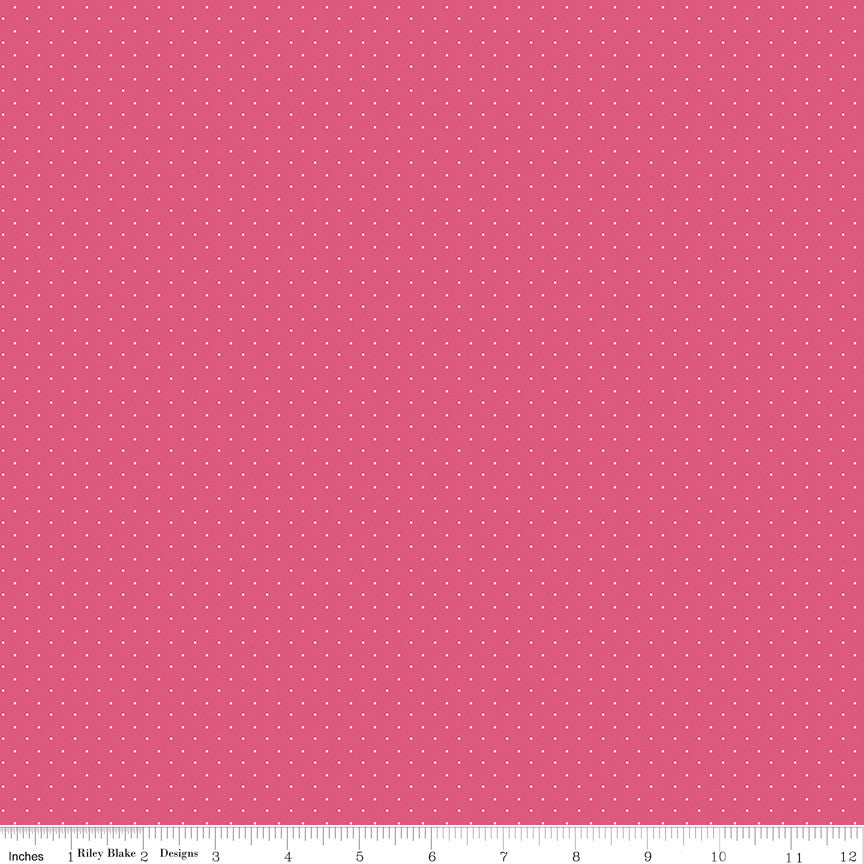 American Jane Pindots Raspberry by American Jane for Riley Blake Designs | C840-RASPBERRY