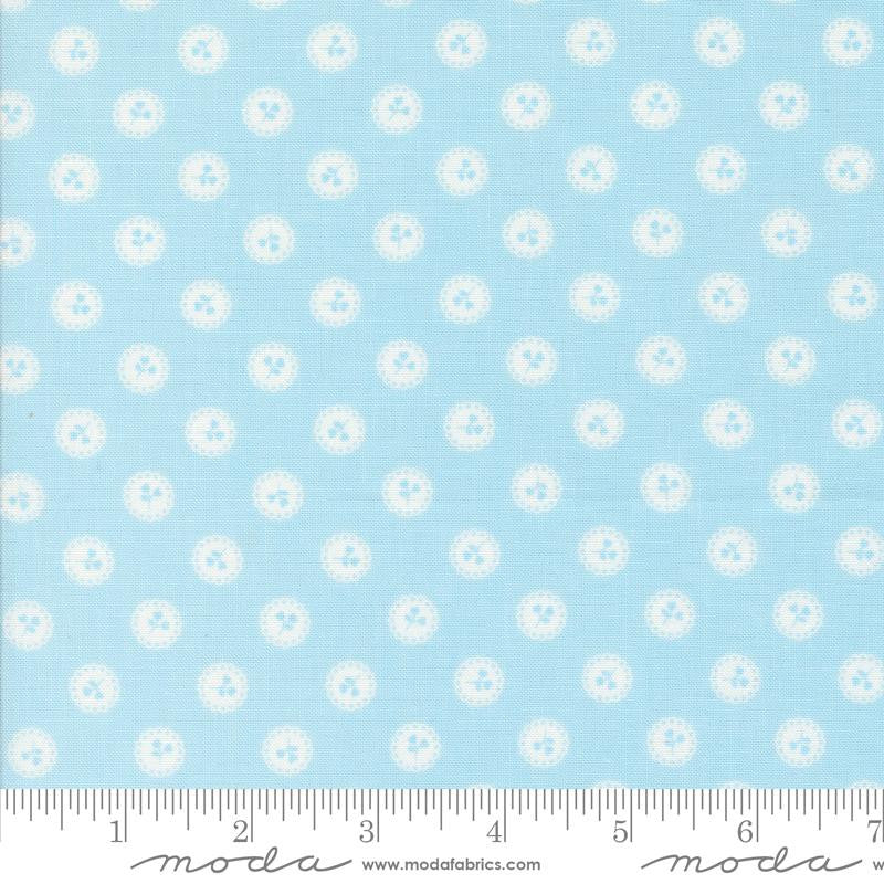 Dainty Meadow Dainty Dot Sky Yardage by Heather Briggs of My Sew Quilty Life for Moda Fabrics | 31746 22