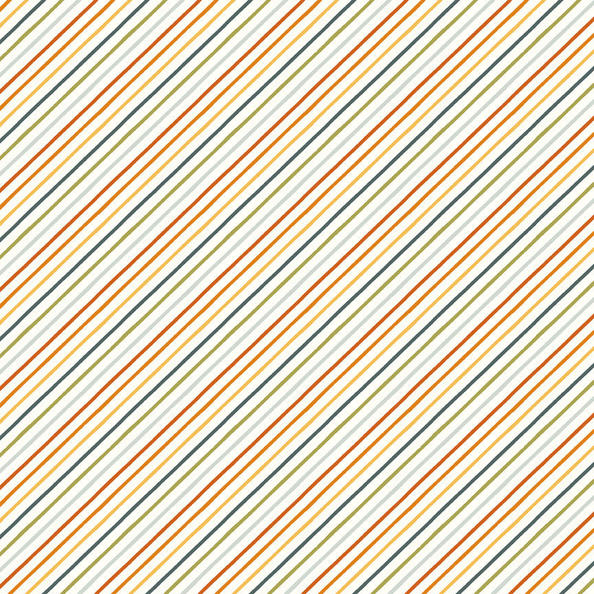 Happy Fall Days Stripes Multi Yardage by Kelsey Carlson for Riley Blake Design | C16346-MULTI