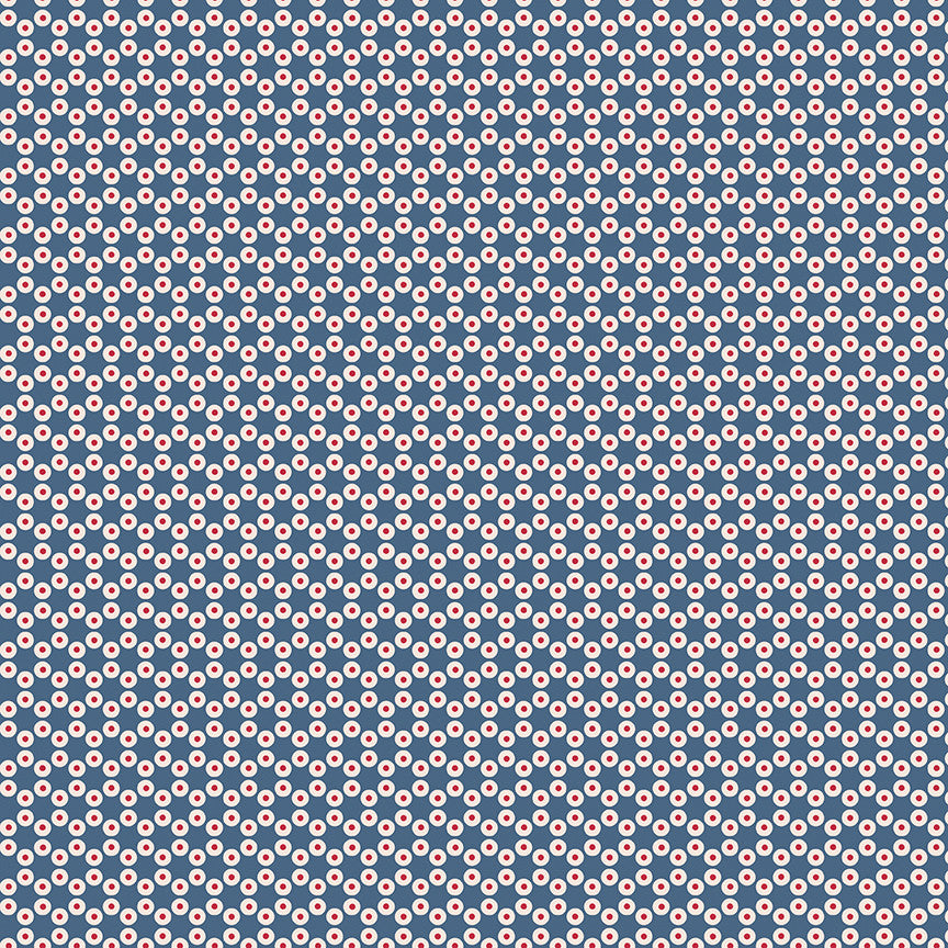 Americana Patriot Dark Denim Yardage by Lori Holt of Bee in My Bonnet for Riley Blake Designs | C16097-DKDENIM