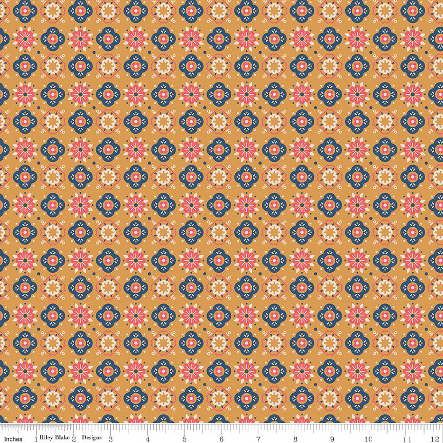Americana Honor Cider Yardage by Lori Holt of Bee in My Bonnet for Riley Blake Designs | C16092-CIDER