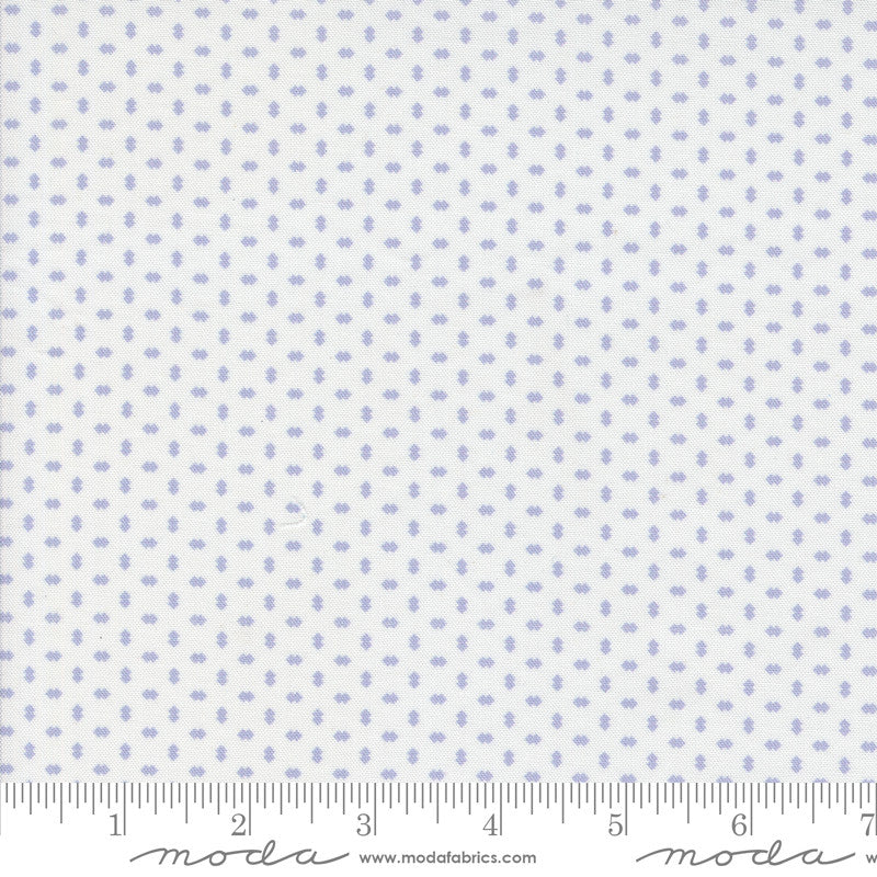 Mixed Bag of Bonbons Road Trip White Lavender Yardage by Jen Kingwell for Moda Fabrics | 18258 11