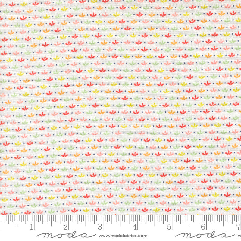 Raspberry Summer Sprout Cloud Yardage by Sherri & Chelsi for Moda Fabrics | 37694 11