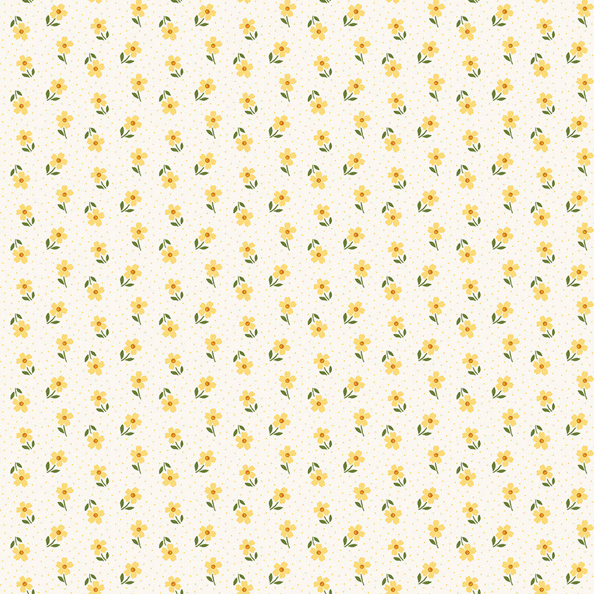 Little Darlin' Ditsy Cream Yardage by the RBD Designers for Riley Blake Designs | C16975-CREAM