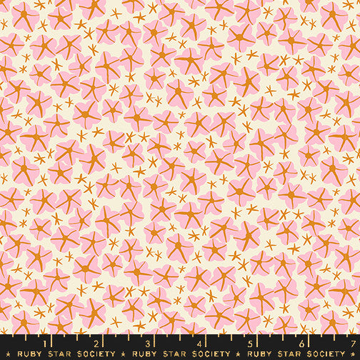 Bird Is The Word Moonflower Natural Yardage by Kimberly Kight of Ruby Star Society | RS3082 11