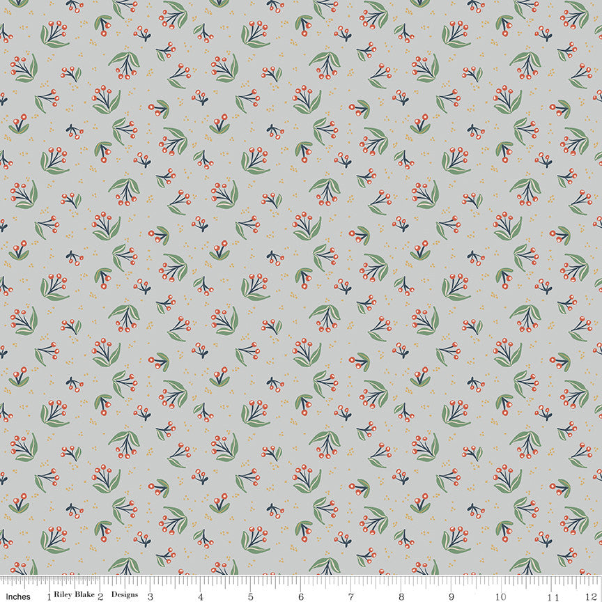 Ivy Reese Berry Branches Dusk Yardage by Deena Rutter for Riley Blake Designs | C16603-DUSK