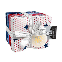 Star Spangled Fat Quarter Bundle by April Rosenthal Prairie Grass | 26 Precut Fat Quarters | 24170AB