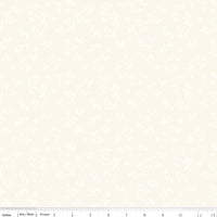 Penelope Stems White on Cream Yardage by My Mind's Eye for Riley Blake Designs | C16641-WHITE