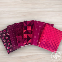Color Crush Custom Fat Quarter Bundle Pink by V and Co. for Moda Fabrics | 6 Fat Quarters