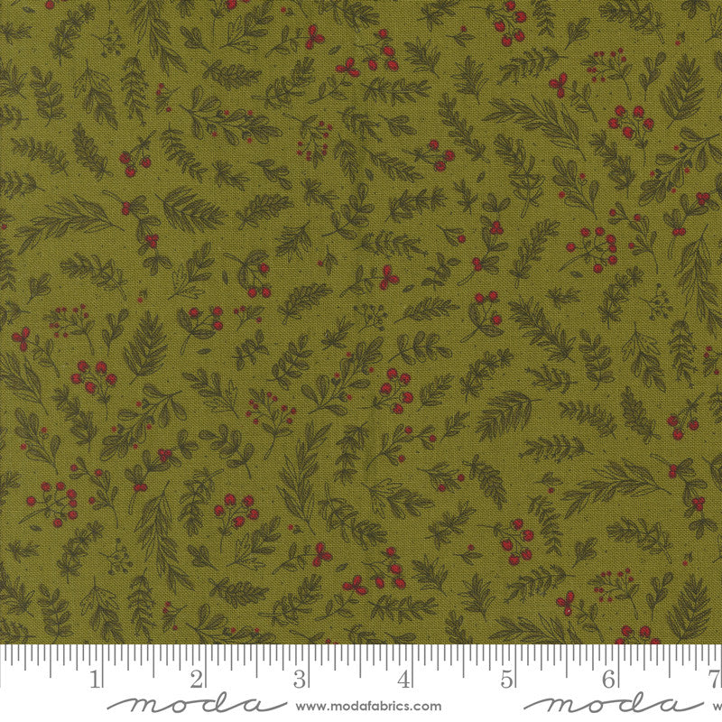 Emmitt and Ivy Holly Pine Yardage by Sweetwater for Moda Fabrics | 55695 13