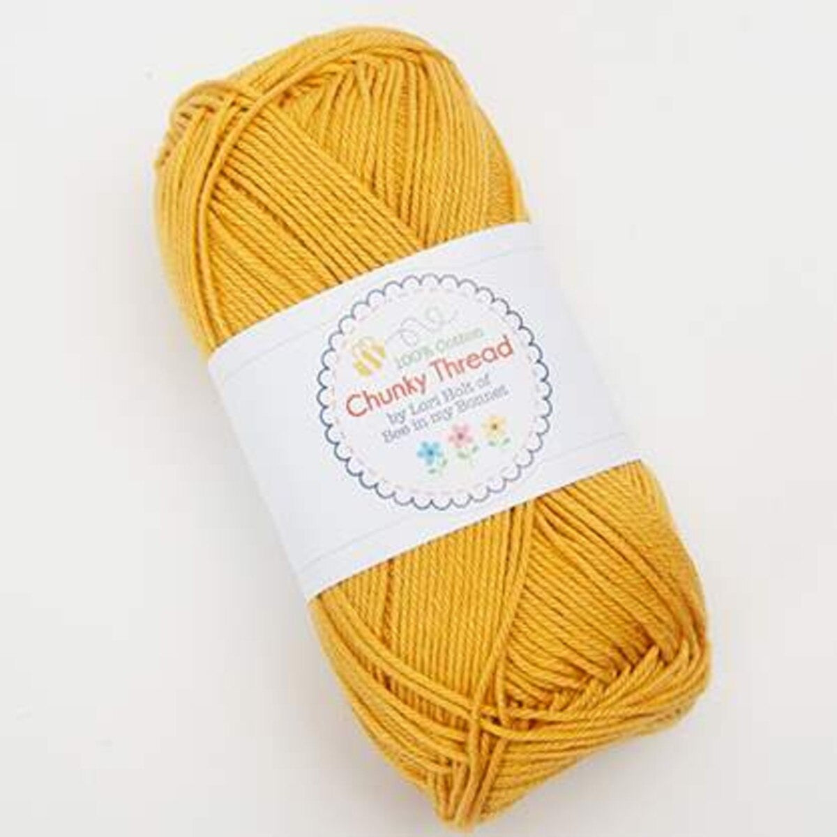Lori Holt Chunky Thread Honey by Lori Holt of Bee in My Bonnett | 100% Cotton Yarn | STCT-11548