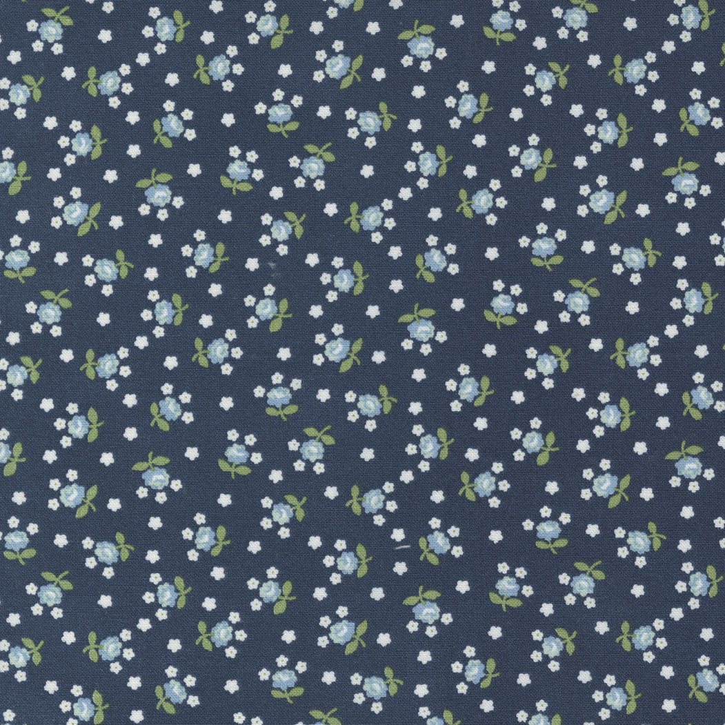 Nantucket Summer Fairground Navy Yardage by Camille Roskelley for Moda Fabrics | 55266 13