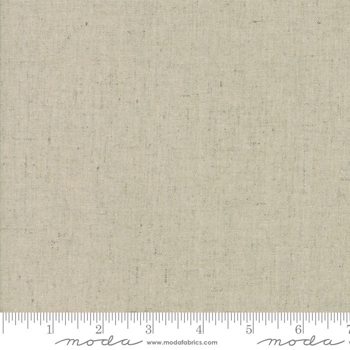 Linen Mochi Dot Unbleach Linen Yardage by Momo for Moda Fabrics  | 32911 11