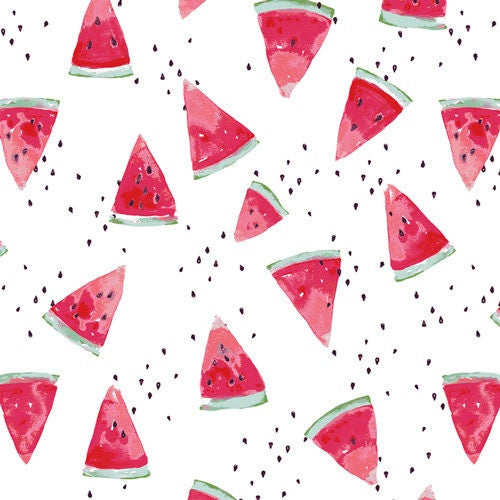 Waterish Melon from Floralish by Katarina Roccella for Art Gallery Fabrics | SKU # FSH-1741 - Summer Fabric - Watermelon Fabric