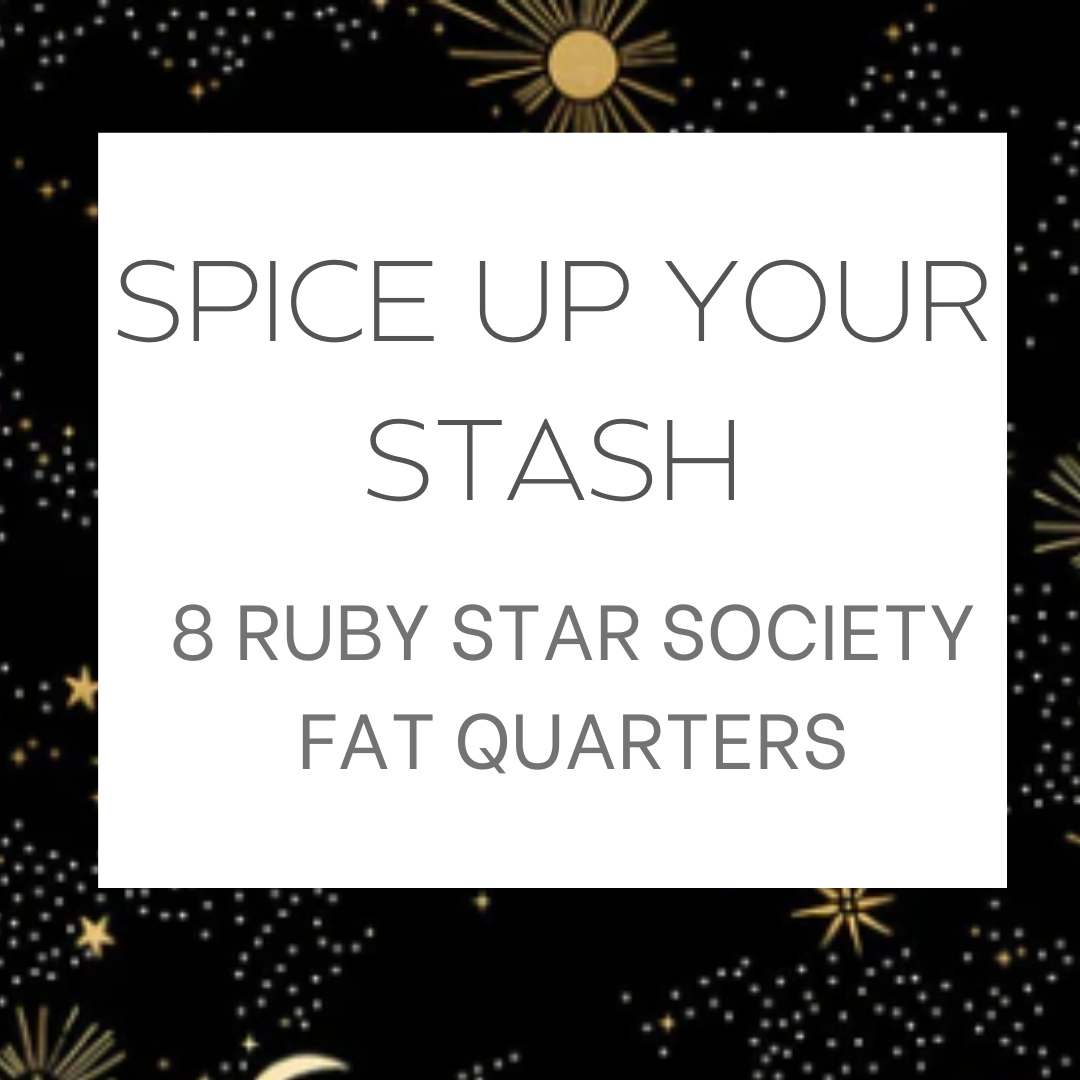 Spice Up Your Stash Scrap Bag |  8 Ruby Star Society Fat Quarters | Custom Fat Quarter Bundle | Color Your Stash