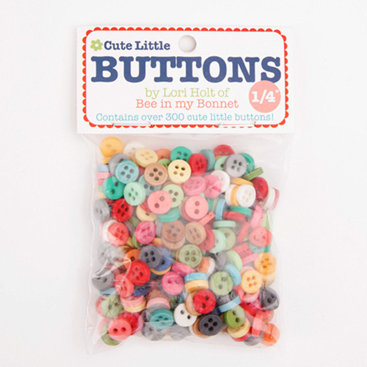 Lori Holt Cute Little Buttons -  Contains 300 Buttons | STB-6023