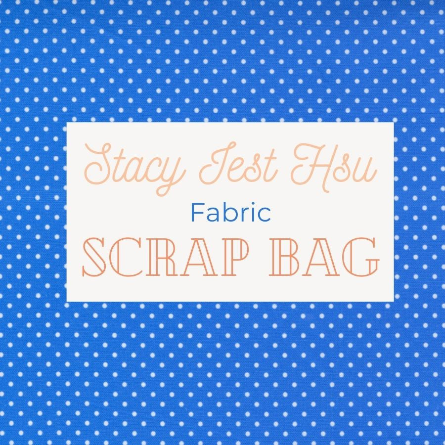 Stacy Iest Hsu Cotton Fabric Scrap Bag - Two Size Options!